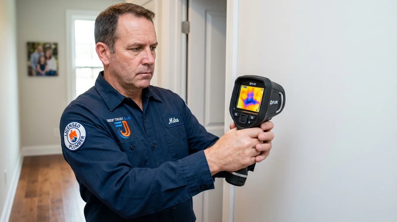 Thermal imaging leak detection by Johns Plumbing LLC in Seaside Heights